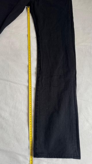 Levi's 501 W 30 Vaqueros Rectos Negro Hombre Mujer