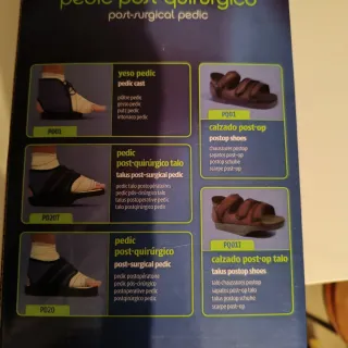 Zapato Ortec post-quirúrgico Modelo PD20T