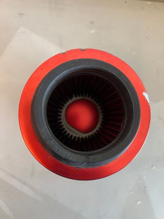 Filtro Alto Flujo Coche Tuning Rojo
