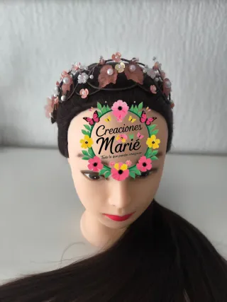 Corona de flores Creaciones Marié
