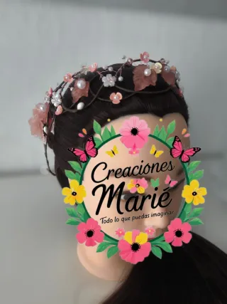 Corona de flores Creaciones Marié