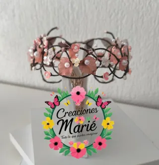 Corona de flores Creaciones Marié