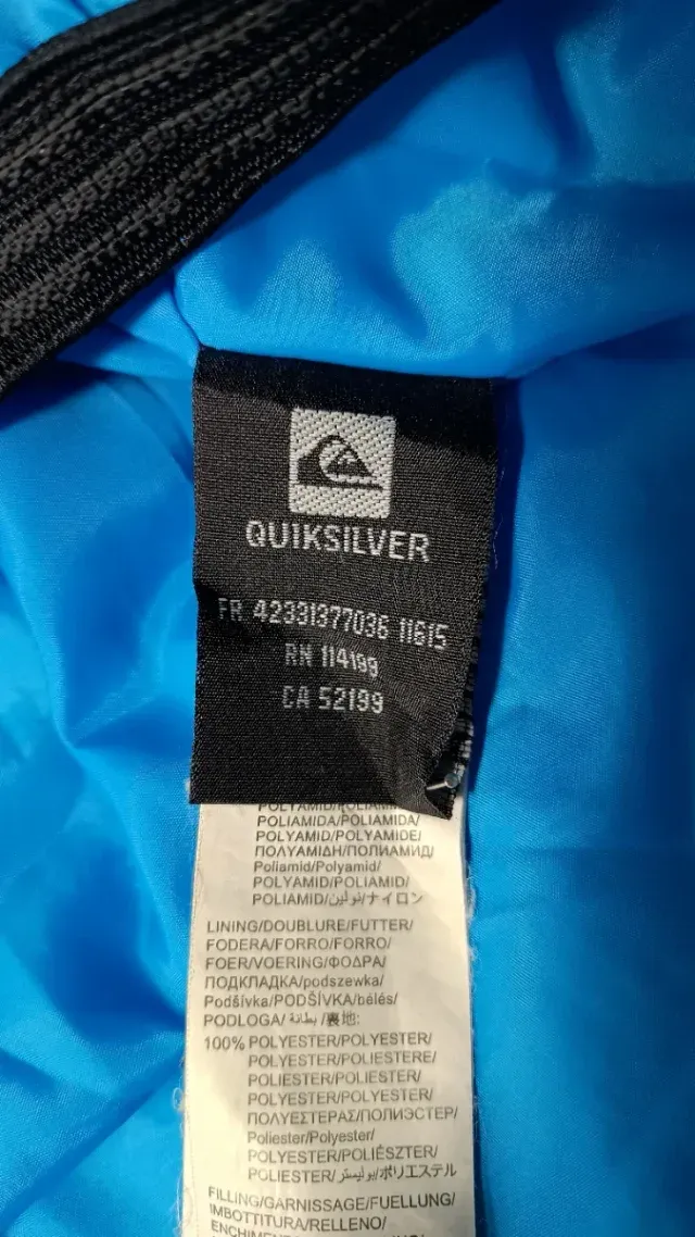Chaqueta Quiksilver Snow L - 10K Impermeable.