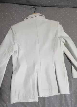Chaqueta Piel Vintage Blanca Europa Piel