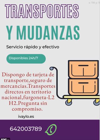 Mudanza y transporte