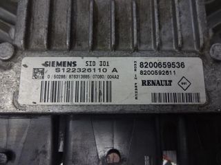 Centralita del motor RENAULT MEGANE 8200659536 820059611 S122326110A