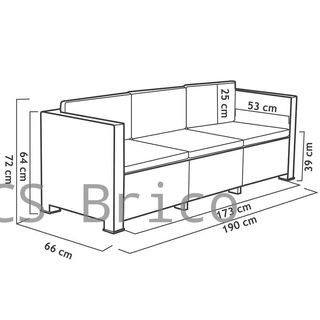 Muebles Jardín Manhattan Grafito