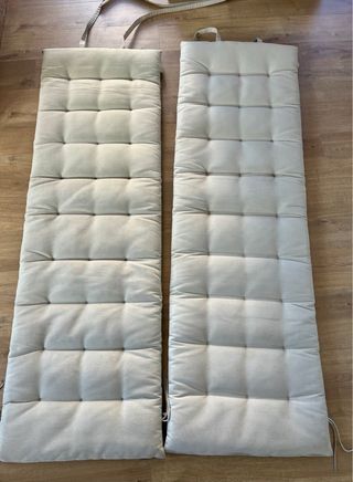 Dos cojines Hamaca Ikea Applaro Beige