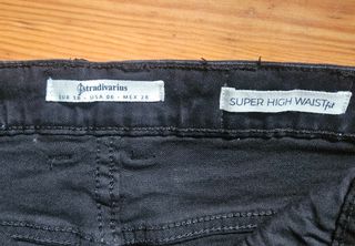 Pantalón vaquero negro talla 38