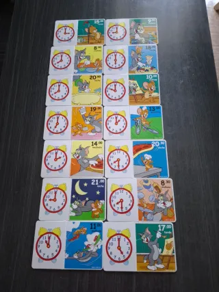 Juego educativo ¿Qué hora es? Tom y Jerry