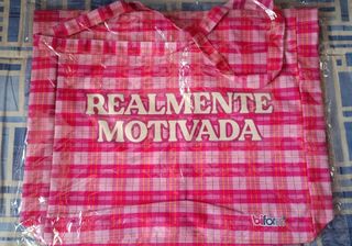 Bolsos amplios con mensajes motivacionales NUEVOS