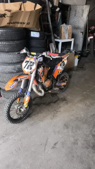 KTM Mini Cross Naranja/Blanco