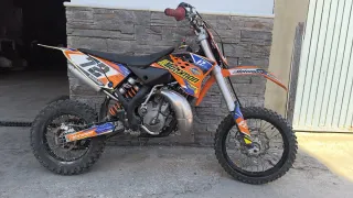 KTM Mini Cross Naranja/Blanco