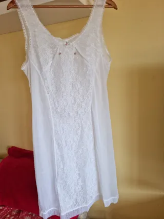 Conjunto Lencería Novia Años 60 Talla S