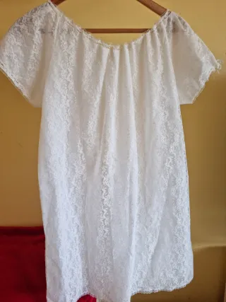 Conjunto Lencería Novia Años 60 Talla S