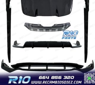 KIT AERO BMW X5 F15 12-18 LOOK BLACK KNIGHT