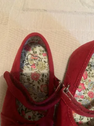 Francesitas bailarinas rojas con lazada