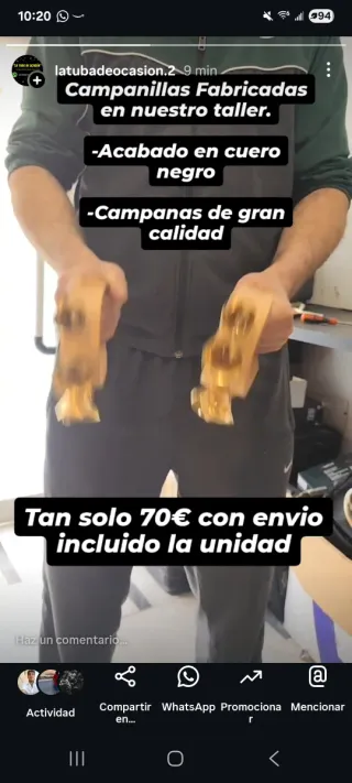 Campanillas confraternite per la Settimana Santa. Bande musicali