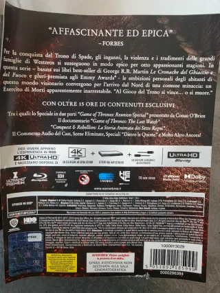 Il Trono di Spade Box Set 4K BLU-RAY