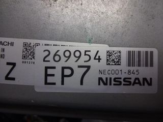 Centralita del motor  Nissan Micra NEC001-845 269954 EP7 BEM320-600