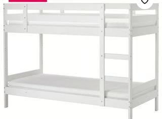 Estructura litera IKEA MYDAL blanca 90x200