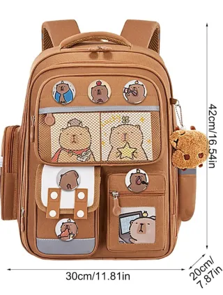 Mochila Capibara Beige