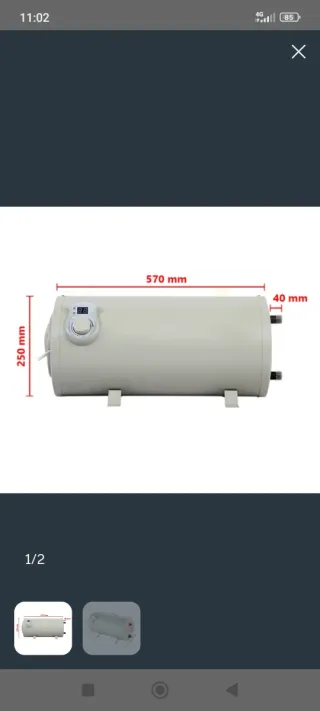 Calentador Boiler Waitech Camper