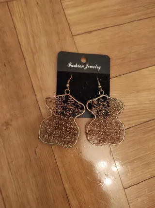 Pendientes Oso Dorados