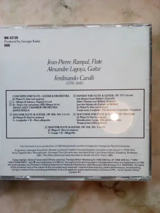 Carulli: Música para Flauta y Guitarra