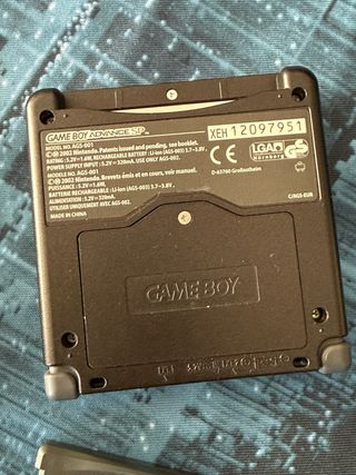 Nintendo Game Boy Advance SP Negra +Iridion +Samur