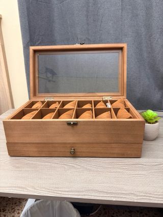 Caja Joyero y Relojero Madera