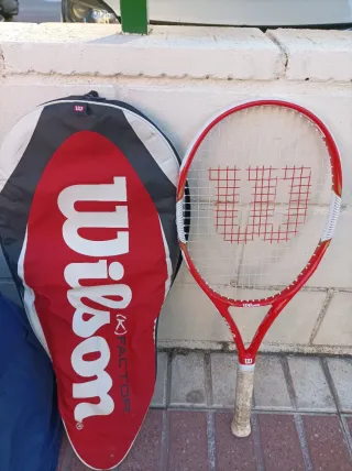 Raqueta Wilson Federer con funda