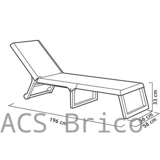 Tumbona Dream Wengué