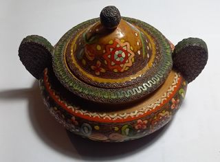 Portagioie decorato a mano