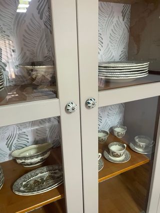 Vitrina Vintage Madera y Cristal