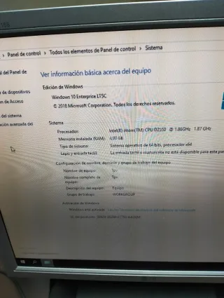 Monitor + Torre Windows 10