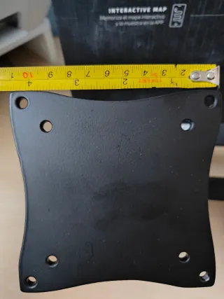 Soporte de TV articulado negro