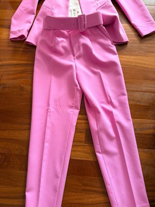 Tailleur Zara Giacca + Pantalone Rosa