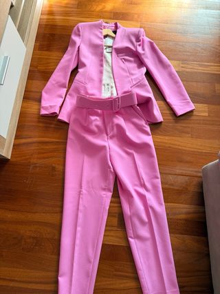 Tailleur Zara Giacca + Pantalone Rosa