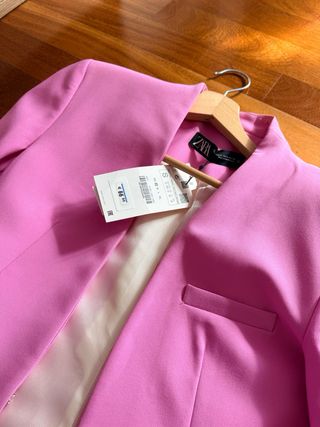 Tailleur Zara Giacca + Pantalone Rosa