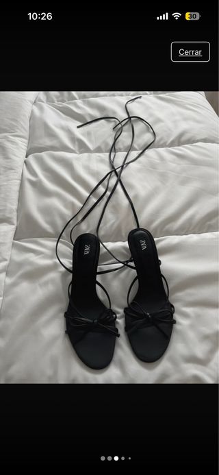 Sandalias Zara Tiras Negras