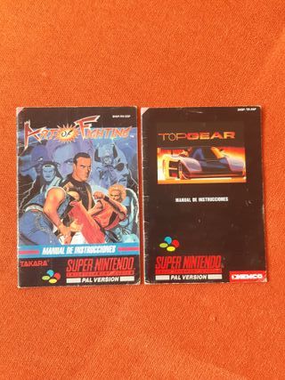 LOTE SNES (MANDOS+MANUALES SUPERNINTENDO)