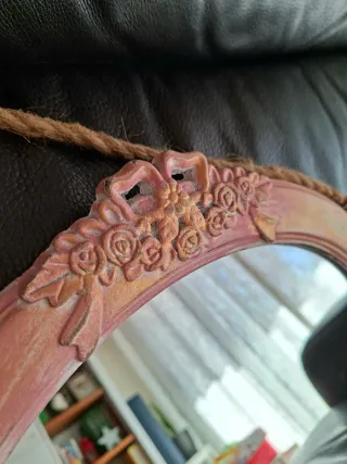 Espejo Shabby Pink&Gold