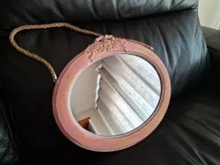 Espejo Shabby Pink&Gold