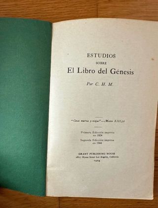 Estudios sobre los libros del Pentateuco 1923-1953
