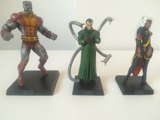 Lote 17 figuras plomo marvel