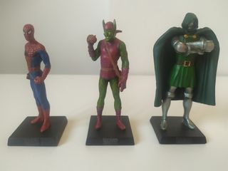 Lote 17 figuras plomo marvel