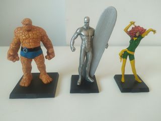 Lote 17 figuras plomo marvel