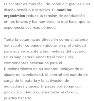 Scooter para mayores, rojo