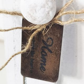 Mobiletto Shabby Chic Bianco Decapato Legno 73 cm